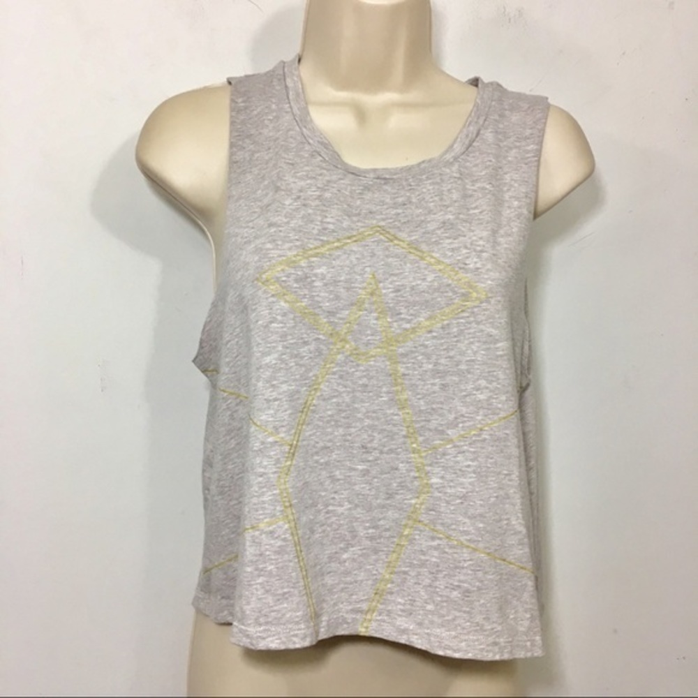 Manduka Yoga Adorn Crop Tank Top Geometric Print